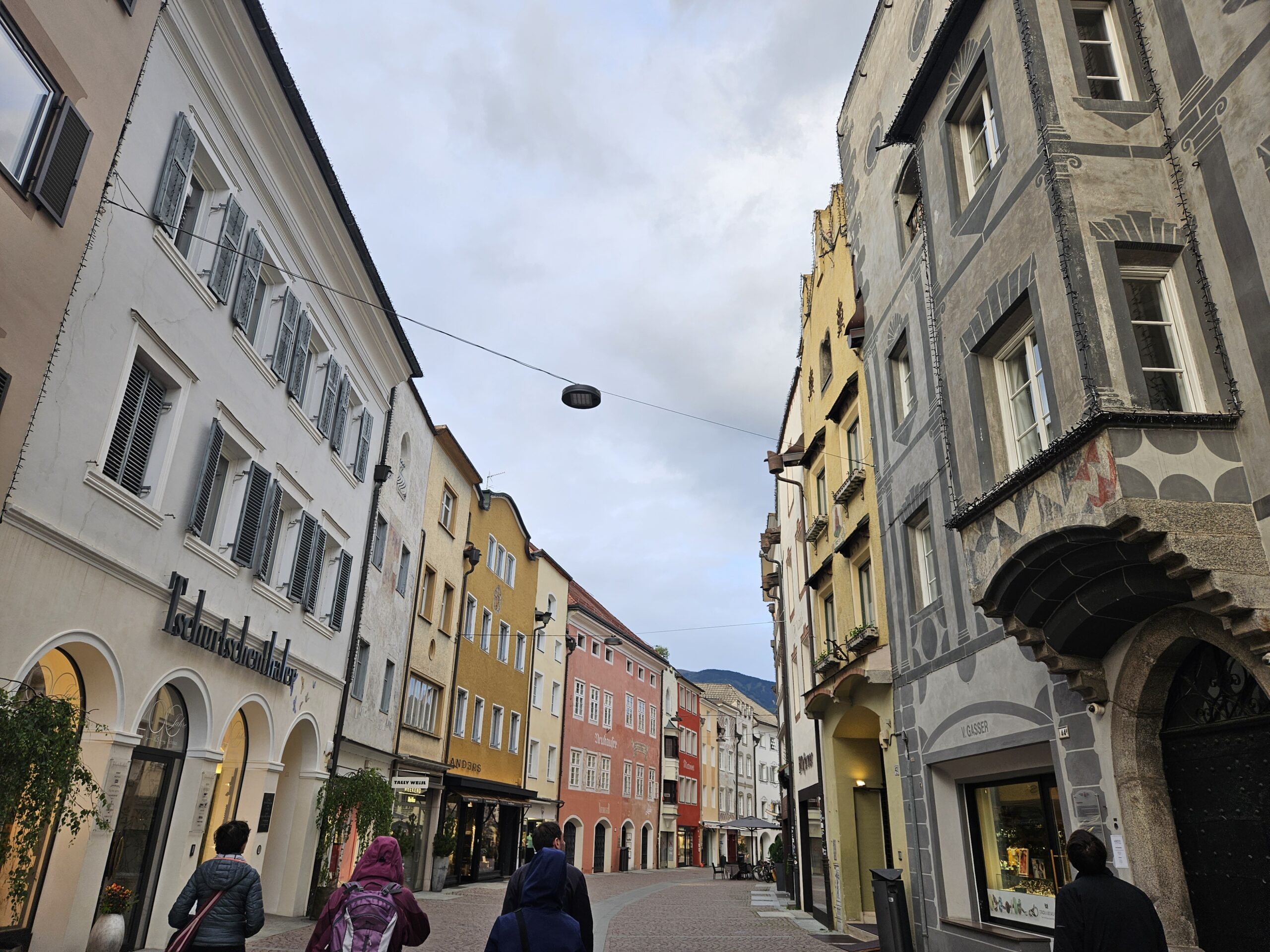 Exkursion Bozen Hauptstraße